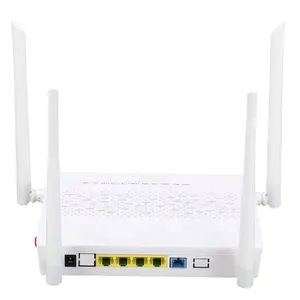 GPON EPON ONU Dual Band AC 4GE 2 WiFi Xpon Onu Router apparecchiature in fibra ottica FTTH CATV rete interna 4G 12V alimentatore 1310nm