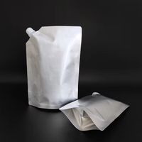 Pochette en plastique 1 Litre 1000 ml 500 ml Personnalisée pour Aliments, Boissons Liquides, avec Bec Verseur en Aluminium, Sachet Doypack avec Bec Verseur
