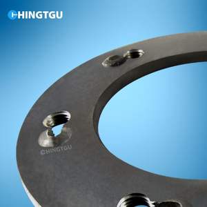 Plaque d'extrémité en acier Sm400A ou Q235 avec des trous renforcés pour la pile de béton précontraint - Product Image 3