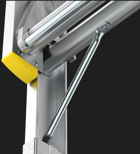 Màu Bạc Chất lượng cao giá tốt nhôm gấp mở rộng thang với dây thừng - Product Image 6