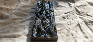 ด้ามมีดทำจากเปลือกเขาควายดำธรรมชาติ - Product Image 5