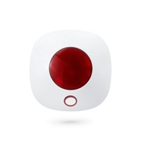 Sirène stroboscopique intelligente WiFi Tuya pour intérieur avec son et lumière, compatible accessoires sans fil 433Mhz PST-SN11