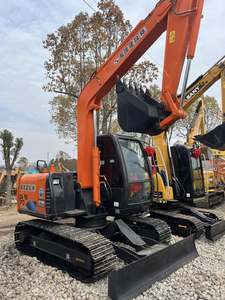 Mini-excavatrice sur chenilles hydraulique Hitachi ZX70 d'occasion, 7 tonnes, d'origine japonaise, moteur Yanmar, pompe, roulement, faible nombre d'heures, modèle 2024 - Product Image 3