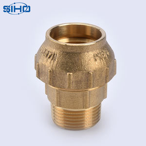 Raccords de compression en laiton avec tés forgés à filetage mâle pour applications de gaz et de pétrole Traitement de surface plaqué - Product Image 2