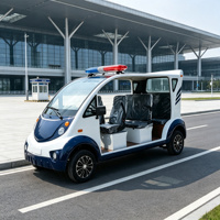 Véhicule de patrouille électrique au meilleur prix avec caisse de chargement 72V 100AH pour campus communautaire certifié CE