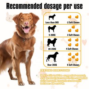 נוסחה מותאמת אישית כלב multitamamin גלוקוזאמין תוספי מזון עבור גיל ספציפי לחיות מחמד תזונה Nasc - Product Image 5