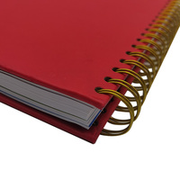 Professioneller Notizbuch-Planer mit individuellem Logo, Spiralbindung, Hardcover-Buch mit Papiertrennblättern, fabrikgedruckt