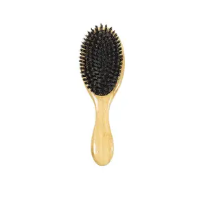 High quality massage scalp hair straightening comb anti-static hair straightening cushion comb pig bristles airbag massage comb