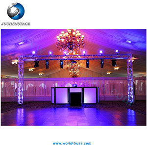 Triển lãm hiển thị nhôm giai đoạn khung trusses cấu trúc hộp vuông DJ Chiếu sáng Giàn - Product Image 6