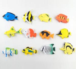 ปลาจำลองลอยน้ำสำหรับตกแต่งตู้ปลา ของเล่นตกแต่งสระน้ำ งานปาร์ตี้ริมชายหาดในฤดูร้อน ของขวัญสำหรับเด็กชายและเด็กหญิง หลากหลายแบบ - Product Image 5