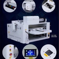 Imprimante UV à lit plat multifonctionnelle de taille 6090 6060, machine d'impression UV DTF avec option de laminage et de rotation