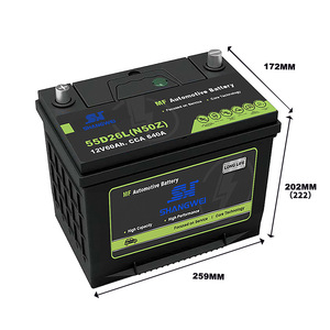 DF Car <b>Battery</b> 12V 60Ah 55D26 Maintenance Free For <b>Auto</b> Replacement - Product Image 2