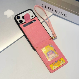 Custodia a libro di lusso in pelle PU con slot per carte, nuova cover protettiva per <span class=keywords><strong>iPhone</strong></span> 17 / <span class=keywords><strong>12</strong></span> Pro Max - Product Image 4