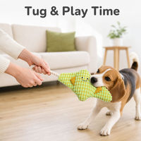 Jouet en peluche mignon en forme de raie manta, animal en peluche doux pour chiens et petits animaux, 25 cm, compagnon de jeu pour animaux de compagnie