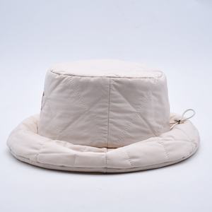Custom Logo <b>Beige</b> Colour <b>Bucket</b> <b>Hats</b> Designer Unisex Wide Brim <b>Bucket</b> <b>Hat</b> Cap - Product Image 3