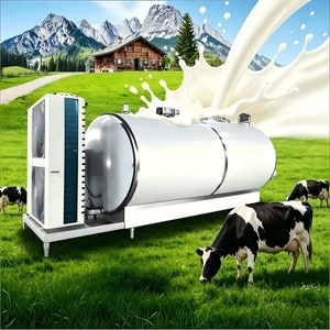 Réservoir de Refroidissement du Lait Industriel 500L 1000L 2000L 5000L, Réfrigérateur à Lait, Machine de Refroidissement de Jus, Réservoirs de Stockage de Lait avec Mélangeur - Product Image 4