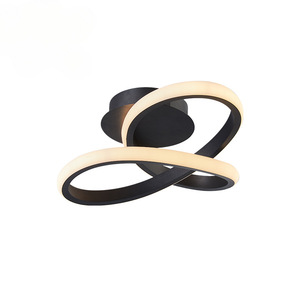 Groothandel Scandinavische Licht Luxe Dimbare Plafondlamp Modern 1-Licht Gouden LED Plafondlamp voor Woonkamer Slaapkamer - Product Image 3