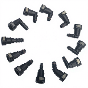 ID6カーホースパイプナイロンT字型フィッティングクイックリリース燃料ラインコネクタ9.49自動車部品 - Product Image 1