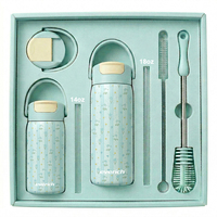 Bouteille d'eau isotherme en acier inoxydable Everich 14oz 18oz avec gravure personnalisée, étiquette privée, couvercle à clapet avec paille et poignée