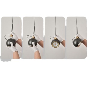 Lámpara Colgante LED de Hierro Moderna, Lujosa y Minimalista, Ajustable en Altura, Giratoria 180 cm, para Dormitorio o Barra de Bar - Product Image 3