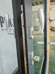 Penjoy Modern Style Wood Aluminum Composite Frame Sliding Door Aluminum Clad Wood Tilt And Sliding Door