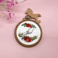 Kit de broderie DIY de style antique et nouveau, ensemble de pratique de broderie pour salon, broderie anglaise transfrontalière Chine