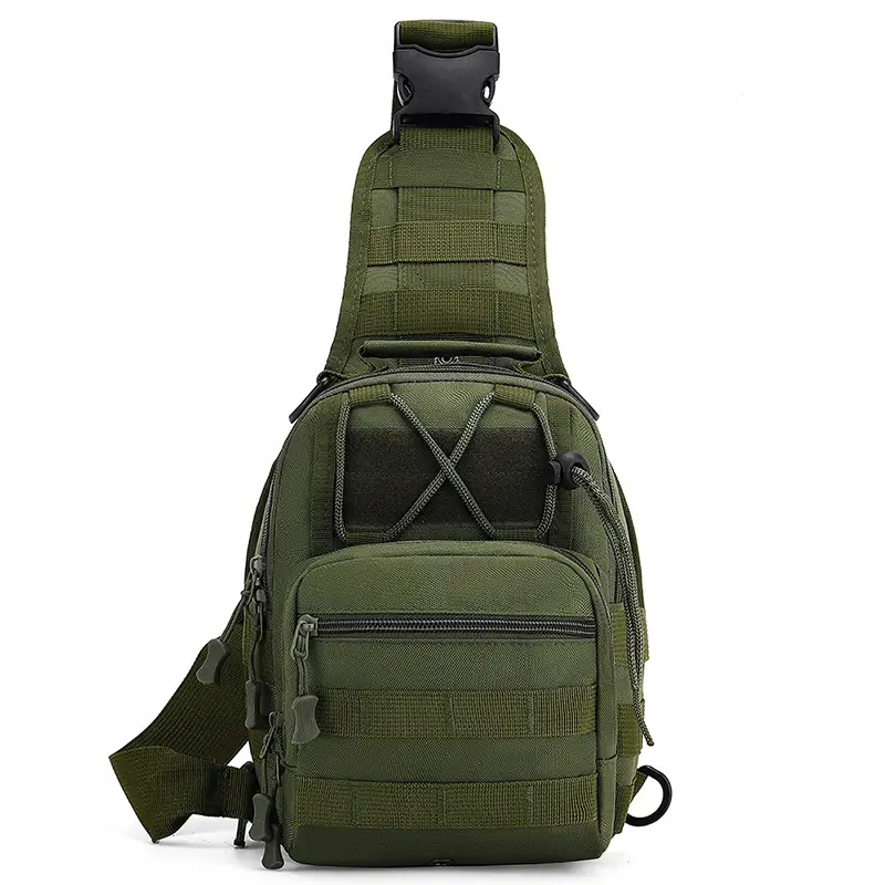 Tarnfeld Sport klein für draußen taktische Tarnung Schulter Schlinge Tasche Gesäßpackung 600 D Nylon Brustbeutel Molle Rucksack Rucksack