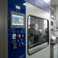 Appareil d'essai de flamme par aiguille IEC60695-11-5, écran tactile PLC avec télécommande infrarouge pour test d'incendie des composants électroniques