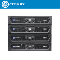 Amplificador de Potencia Profesional de Doble Canal CROWN KVS700, 750W Estéreo, 1500W en Puente, Montaje en Rack 2U, Sistema de Sonido PA, 3 Años de Garantía