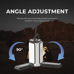 KENNED USB Sạc Có Thể Gập Lại ABS COB Đèn Pin <span class=keywords><strong>LED</strong></span> Siêu Sáng Năng Lượng Mặt Trời Khẩn Cấp Làm Việc/Trại/Câu Cá Đèn Cắm Trại Chống Thấm Nước - Product Image 3