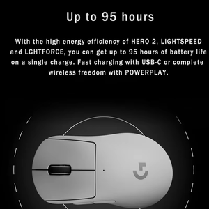 Souris de jeu ergonomique sans fil Logitech G PRO X SUPERLIGHT 2 DEX GPW4 Hawk Eye, souris ultra-légère pour esports professionnels - Product Image 2