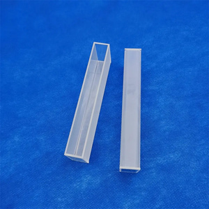 Celda de vidrio óptico para <span class=keywords><strong>piscina</strong></span> de muestras fluorescentes, cubeta de cuarzo con espectrofotómetro de 325 40x20x137,4mm - Product Image 6