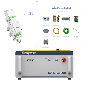 Accesorios láser de fibra, 2022, 3KW, BM111 + Fscut2000 + BCS100 + Max Raycus Lazer, fuente de alimentación para máquina de corte CNC