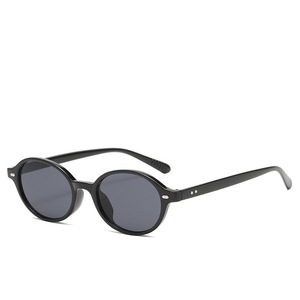 Lunettes de soleil ovales à monture intégrale anti-lumière bleue UV400 pour femmes, protection solaire rétro légère 2025 - Product Image 2