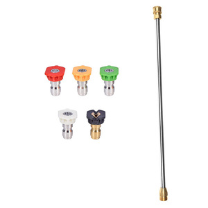 High Pressure Water Gun Extension <b>Rod</b> 4064mm Stainless Steel Barrel Copper Nozzle Manual Car Washer - Product Image 4