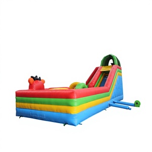 Toboggan <span class=keywords><strong>gonflable</strong></span> coloré en PVC de haute qualité, directement de l'usine, pour adultes et enfants, idéal pour les locations de jeux extérieurs et les fêtes. - Product Image 1