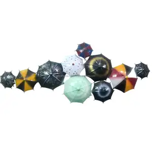 Многоцветные зонты, металлические настенные декоративные настенные подвесные украшения для дома