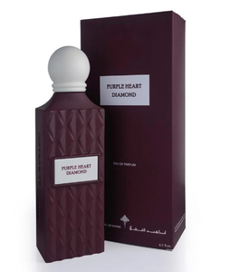Al Qurashi Purple Heart Diamond Eau De Parfum Spray per Donne, Profumo Floreale a Lunga Durata per Uso Quotidiano - Product Image 1
