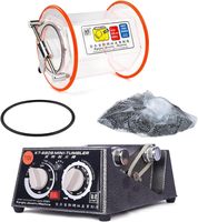 Polisseuse rotative pour bijoux en acier inoxydable, capacité 3 kg, moteur 45 W, mini-polisseuse à bijoux, facile à utiliser, garantie 1 an