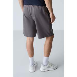 Short en coton coupe standard pour homme Tommylife, gris foncé 81278, basique, confortable, décontracté - Product Image 2