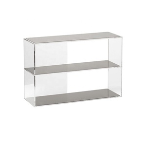 Vitrina Acrílica Transparente de 2 Niveles, Exhibidor de Escritorio para Coleccionables, Mini Juguetes, Figuras Amiibo - Product Image 1