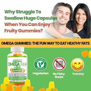 Permen Kunyah Omega 3 6 9 untuk Anak dan Dewasa, Berbasis Nabati Alami, Mengandung Asam Lemak, Vitamin, DHA dari Alga, dan Minyak Chia, Sebagai Suplemen Otak - Product Image 5
