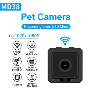 Caméra d'action intelligente WiFi HD 1080P Heartpaws pour animaux de compagnie, carte 32 Go, matériau ABS, batterie 10 heures, modèle MD38, pour chiens, extérieur, iOS - Product Image 5