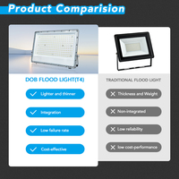 Projecteur LED Seestar DOB à puce SMD, éclairage extérieur 50W 100W avec protection contre les surtensions 6Kv