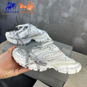 Mules 3XL noires en maille et polyuréthane, chaussures de sport respirantes, baskets décontractées, chaussures de course décontractées Balenciagaes - Product Image 4