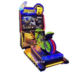 Équipement d'amusement simulateur de course dynamique Ace Knight pour grande salle de jeux vidéo, version anglaise, à monnayeur, alimenté par USB, garantie 1 an - Product Image 1