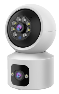 Eseecloud 室内婴儿安全摄像头 4MP 高清双屏双镜头运动检测双向语音报警云台家用 - Product Image 2