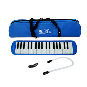 Teclado portátil para exteriores, instrumento Musical <span class=keywords><strong>Melodica</strong></span> 37 teclas, dedo pulgar, Melodion ABS, Color <span class=keywords><strong>azul</strong></span>, <span class=keywords><strong>Melodica</strong></span> Sinomusik, logotipo personalizado - Product Image 4