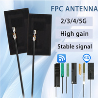 Antenne interne mini format 4G LTE Wifi 2.4G 5.8G à prix d'usine, antenne FPC flexible avec connecteur pour IoT