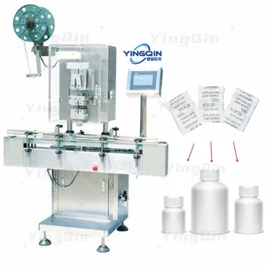 High speed Desiccant Filling Bottles Glass Food Case Deoxidizer Inserting Desiccant Filling Machinery